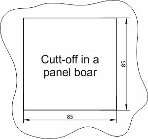 ЭнИ-701: Cutt-off in a panel boar