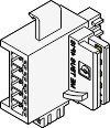 Шинный соединитель на DIN-рейку ME 22.5 TBUS 1.5/5-ST-3.81 или аналог