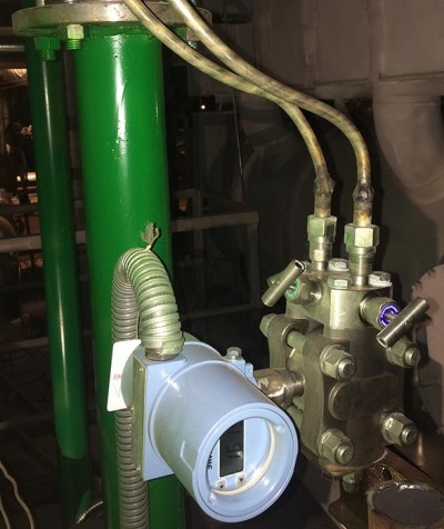 Датчик давления ЭнИ-100-ДД-2440 с клапанным блоком БКН3-11измеряющий расход питательной воды к ПСБ-1