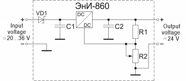 Functional diagram ЭнИ-860